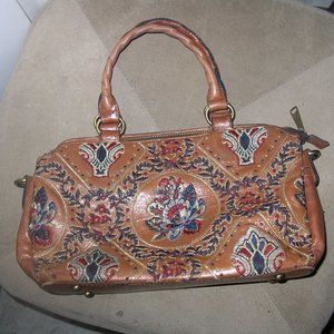 Patricia Nash small purse bag brown tan